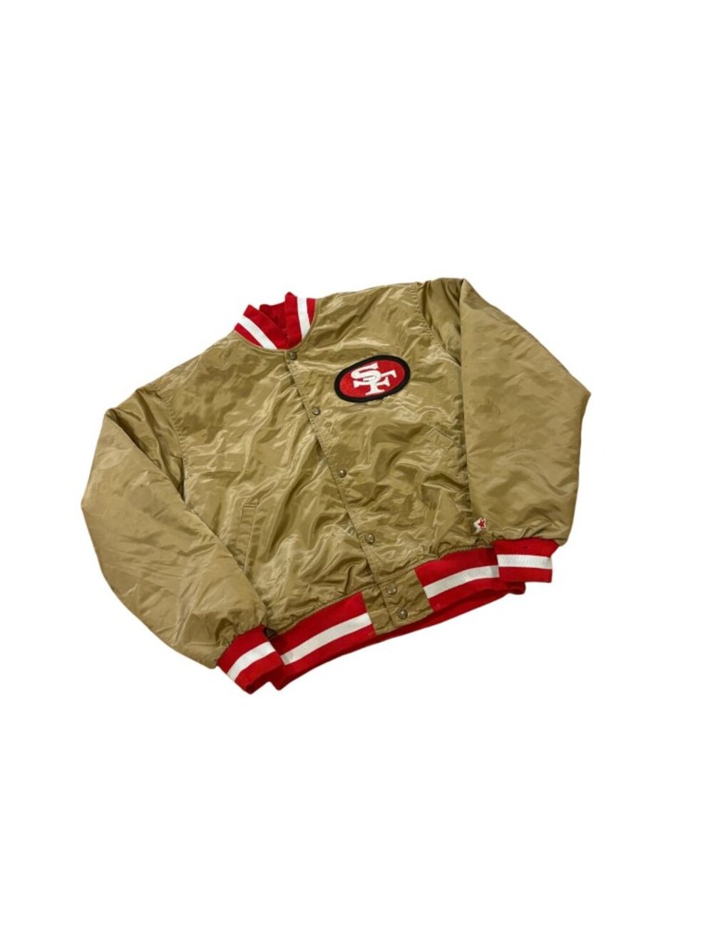 Vintage Starter San Francisco 49ers Authentic NFL Pro Line Satin Jacket Men's XL - Picture 3 of 8